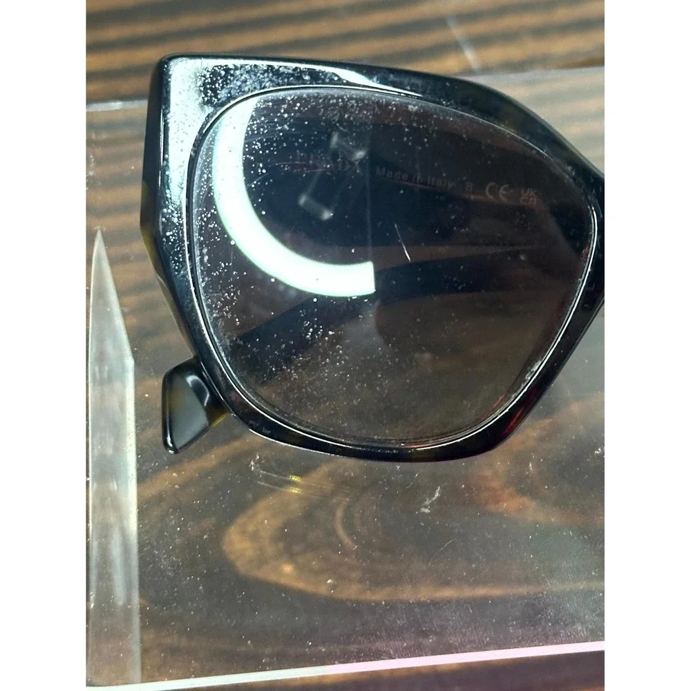 Prada SPR 19Z 2AU-6S1 Women's Brown Tortoise Sunglasses Cat Eye Full Rim 145 mm